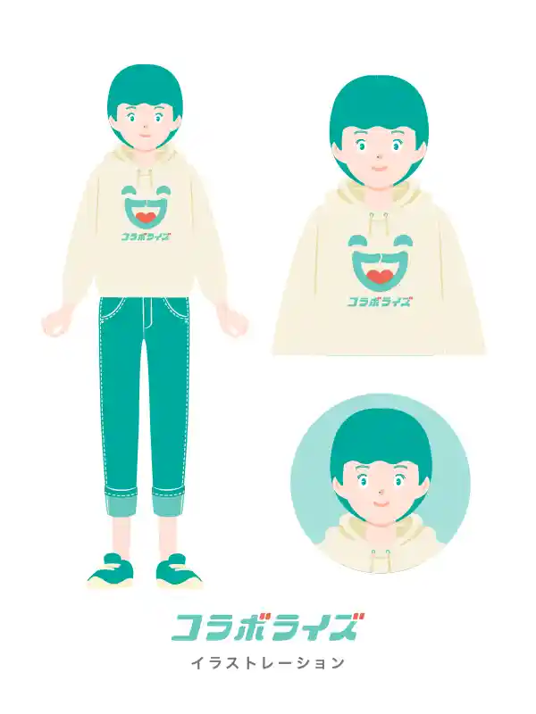 架空会社キャラクターイラスト