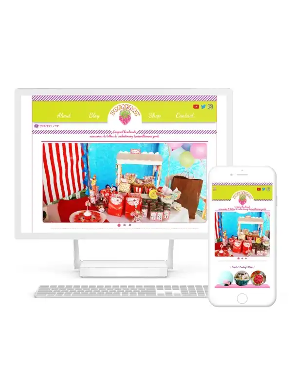 架空スイーツショップサイト